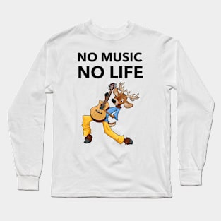 No Music No Life Long Sleeve T-Shirt